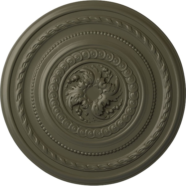 Ekena Millwork Pearl Ceiling Medallion (Fits Canopies up to 1 7/8"), Hand-Painted Witch Hazel, 26 1/4"OD x 1 1/2"P CM26PEWHF - main